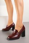 Pantofi casual Bordo