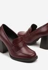Pantofi casual Bordo