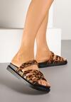 Papuci Imprimeu leopard