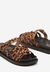 Papuci Imprimeu leopard