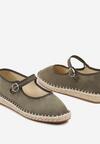 Zöld bézs Espadrilles