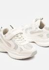 Białe Buty Sportowe Sneakersy z Cyrkoniami Rivresia