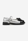Pantofi casual Negru cu argintiu