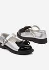 Pantofi casual Negru cu argintiu