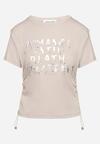 T-shirt Bej închis
