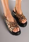 Sandale Imprimeu leopard