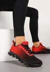 Pantofi sport Negru cu roșu