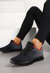 Czarno-Szare Buty Sportowe Sneakersy Ozdobione Cieniowaniem Hanetdane
