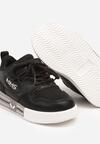 Czarne Buty Sportowe Sneakersy z Wkładką ze Skóry Naturalnej Florvesa