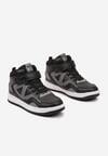 Czarne Buty Sportowe Sneakersy za Kostkę na Rzep Noledis