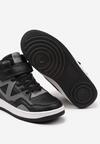 Czarne Buty Sportowe Sneakersy za Kostkę na Rzep Noledis
