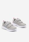 Jasnoszare Buty Sportowe Sneakersy z Motywem Gwiazdek Ilanier