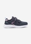 Granatowe Buty Sportowe Sneakersy z Motywem Gwiazdek Ilanier