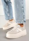 Sneakers Print piele de șarpe