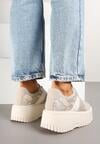 Sneakers Print piele de șarpe