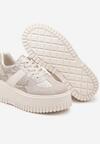 Sneakers Print piele de șarpe