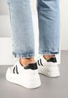 Sneakers Alb cu negru