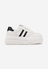 Sneakers Alb cu negru
