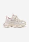 Pantofi sport Bej cu roz