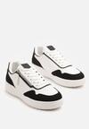 Sneakers Alb cu negru