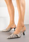 Sandale Print piele de șarpe
