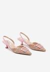 Pantofi cu toc Roz