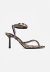 Pantofi stiletto Imprimeu leopard