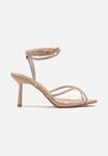 Pantofi stiletto Bej