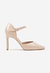 Pantofi stiletto Bej