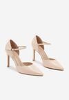 Pantofi stiletto Bej