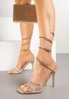 Pantofi stiletto Aurii
