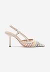 Pantofi stiletto Bej