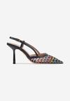 Pantofi stiletto Bleumarin