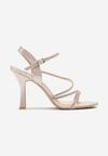 Pantofi stiletto Culoarea șampaniei