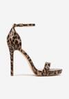 Pantofi stiletto Imprimeu leopard