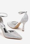 Pantofi stiletto Argintii