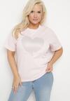 T-shirt Roz deschis