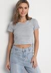 T-shirt Gri închis