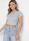 T-shirt Gri închis