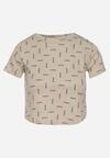 T-shirt Bej închis