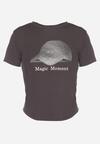 T-shirt Gri închis