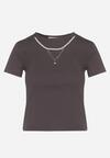 T-shirt Gri închis