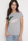 T-shirt Gri închis