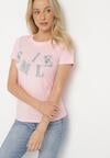 T-shirt Roz deschis