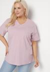 T-shirt Mov deschis