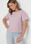 T-shirt Mov deschis