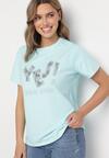 T-shirt Albastru deschis
