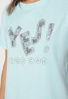 T-shirt Albastru deschis
