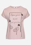 T-shirt Mov deschis