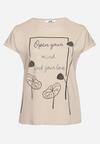T-shirt Bej închis